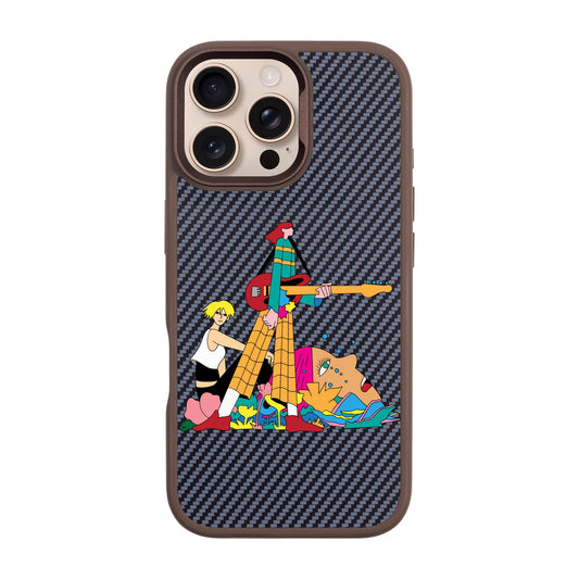 HER BAND-iPhone 16 Pro Max Plaid Kılıf MagSafe Özellikli