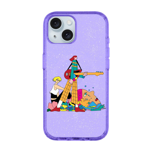 HER BAND-iPhone 15 Plus Shiny Kılıf MagSafe Özellikli