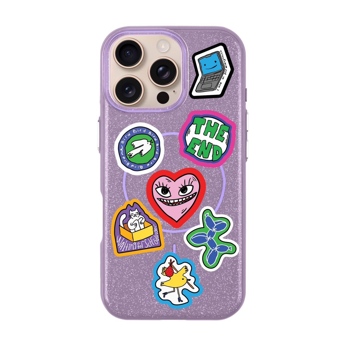 TŌTEN STICKERZ-iPhone 16 Pro Max Radiant Kılıf MagSafe Özellikli