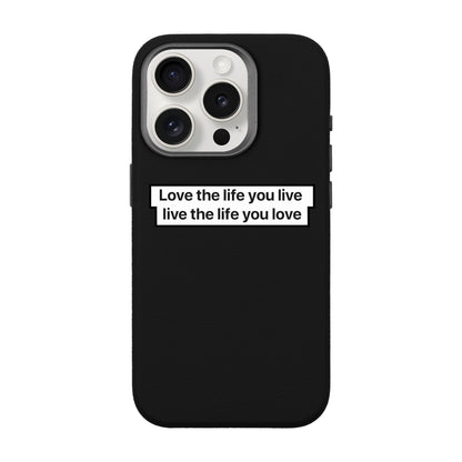 LOVE THE LIFE-iPhone 15 Pro Leather Premium Kılıf MagSafe Özellikli