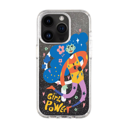 GIRL POWER-iPhone 14 Pro Shiny Kılıf MagSafe Özellikli