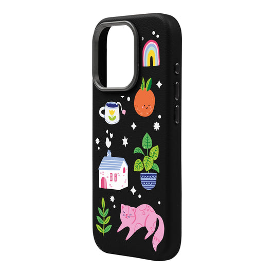 FRESH SPRING-iPhone 16 Leather Premium Kılıf MagSafe Özellikli