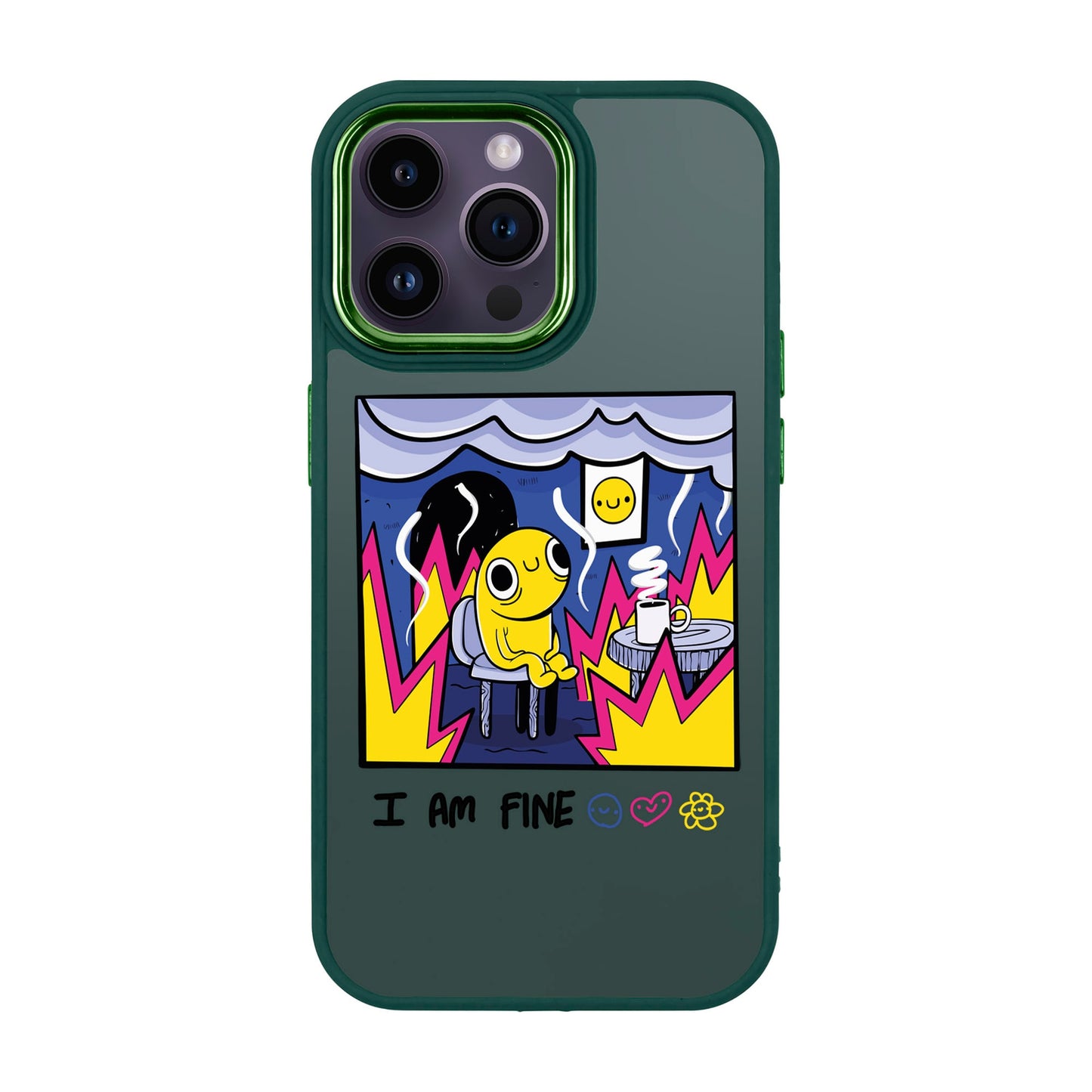 I AM FINE-iPhone 14 Pro Max Proof Kılıf