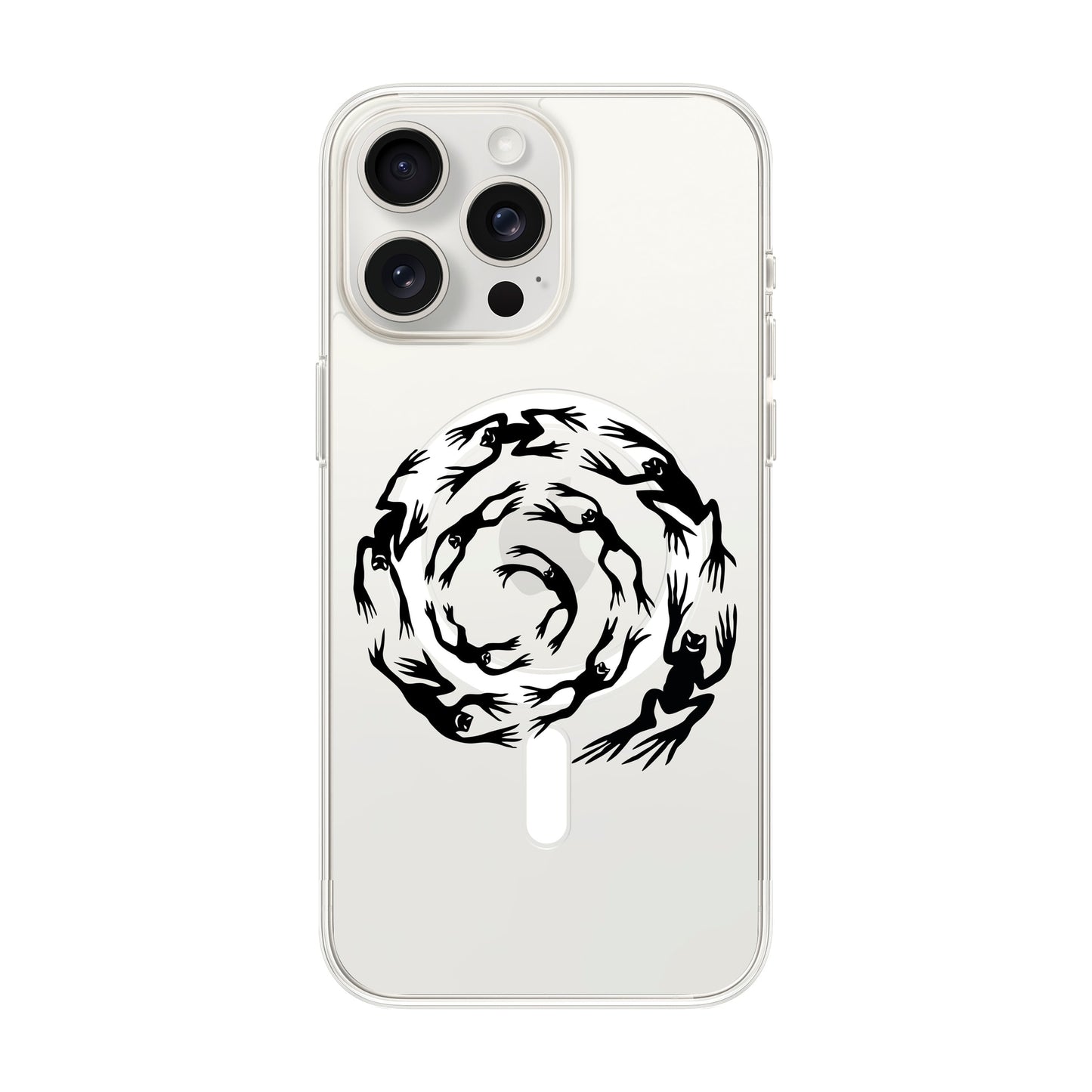 SWIRLING FROG-iPhone 15 Pro Max Solid Kılıf MagSafe Özellikli