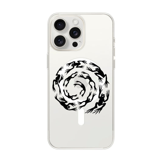 SWIRLING FROG-iPhone 15 Pro Max Solid Kılıf MagSafe Özellikli