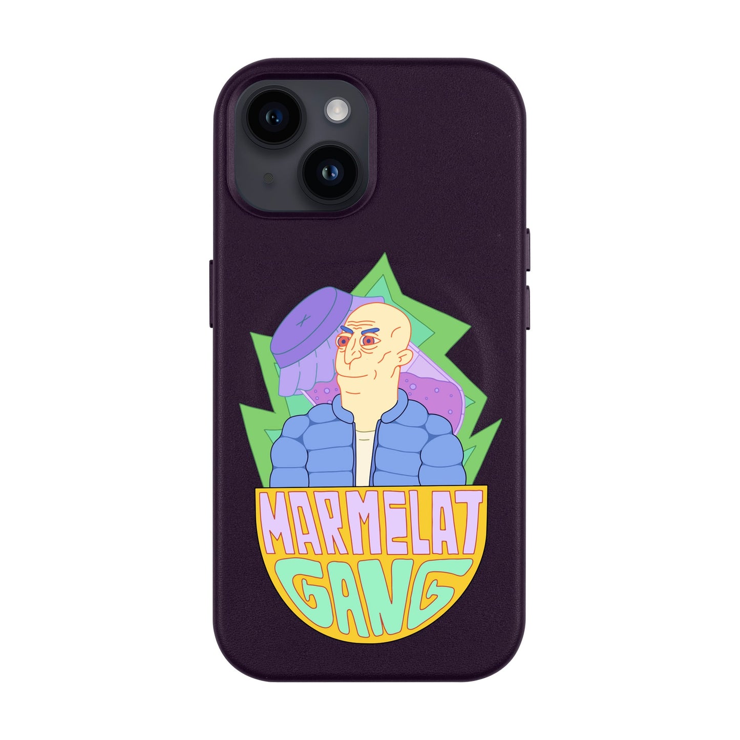 MARMELAT GANG-Leather Kılıf MagSafe Özellikli - iPhone 13