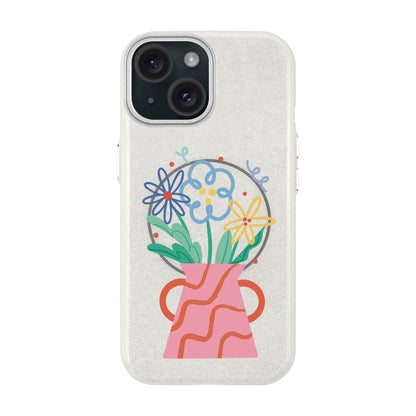 PINK VASE-iPhone 14 Radiant Kılıf MagSafe Özellikli