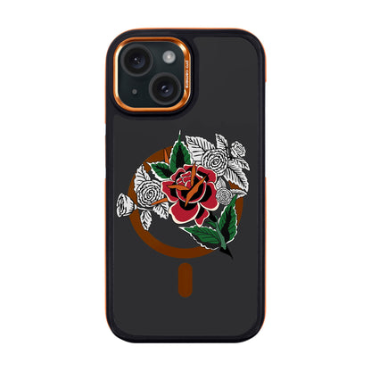 DRY ROSE-Dark Kılıf MagSafe Özellikli - iPhone 15