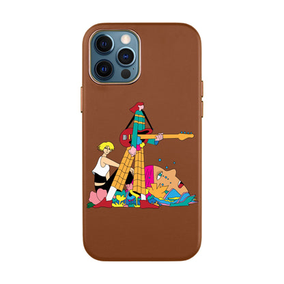 HER BAND-iPhone 12 Pro Max Leather Kılıf