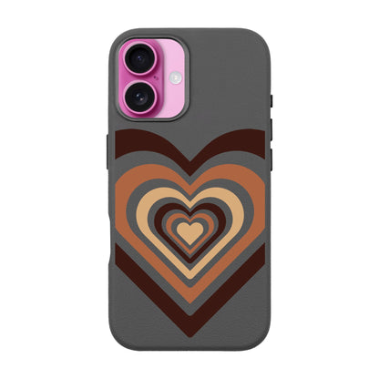 HEART-iPhone 16 Plus Leather Premium Kılıf MagSafe Özellikli