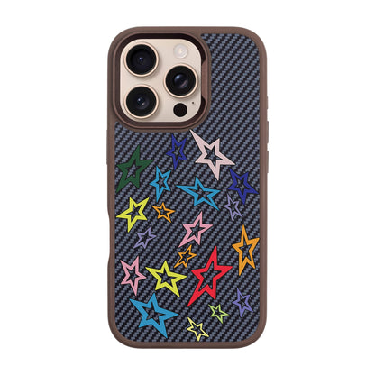 STAR-iPhone 16 Pro Plaid Kılıf MagSafe Özellikli