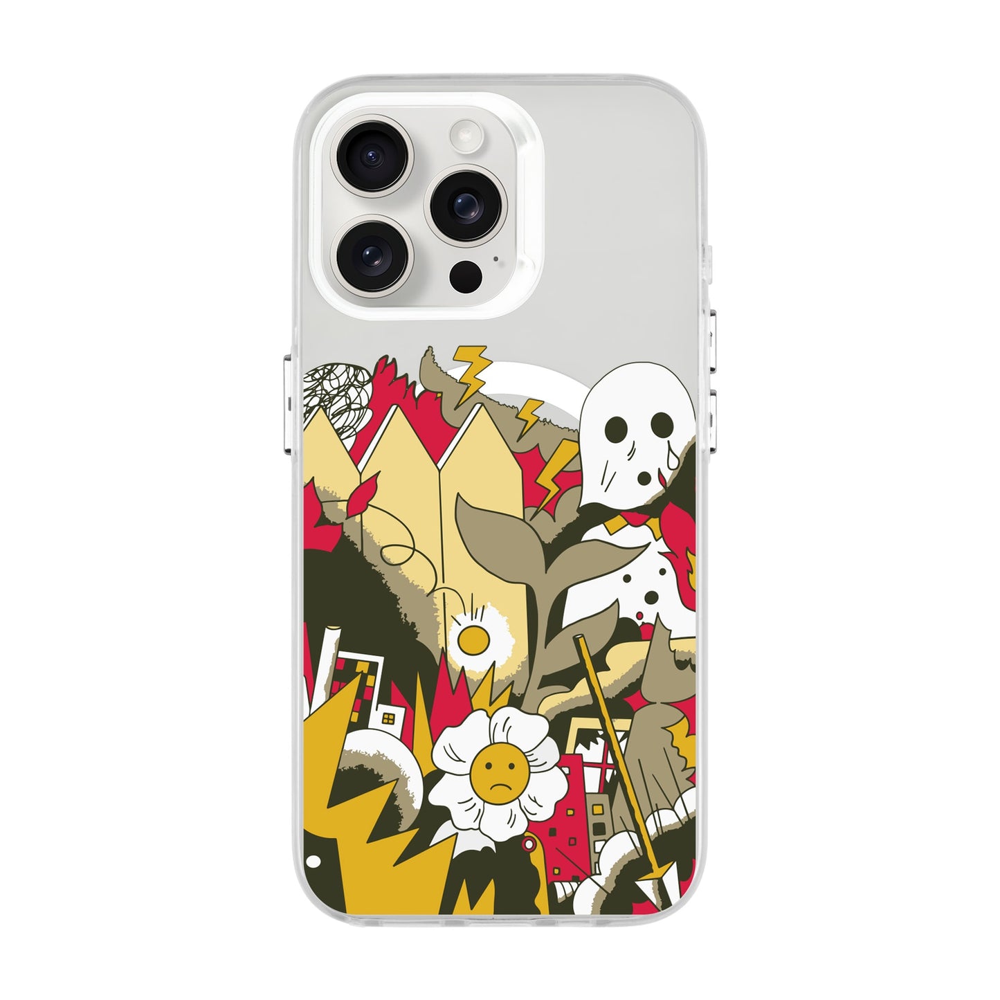 EVERYTHING IS BURNING-Hold Kılıf MagSafe Özellikli - iPhone 15 Pro Max