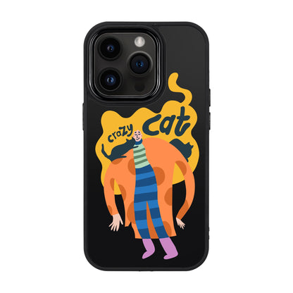 CRAZY CAT-iPhone 14 Pro Proof Kılıf