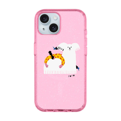 FANCY DOG-iPhone 14 Plus Shiny Kılıf MagSafe Özellikli