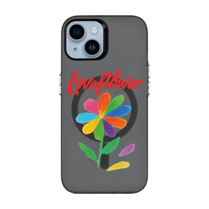LOVE FLOWER-iPhone 14 Hold Kılıf MagSafe Özellikli