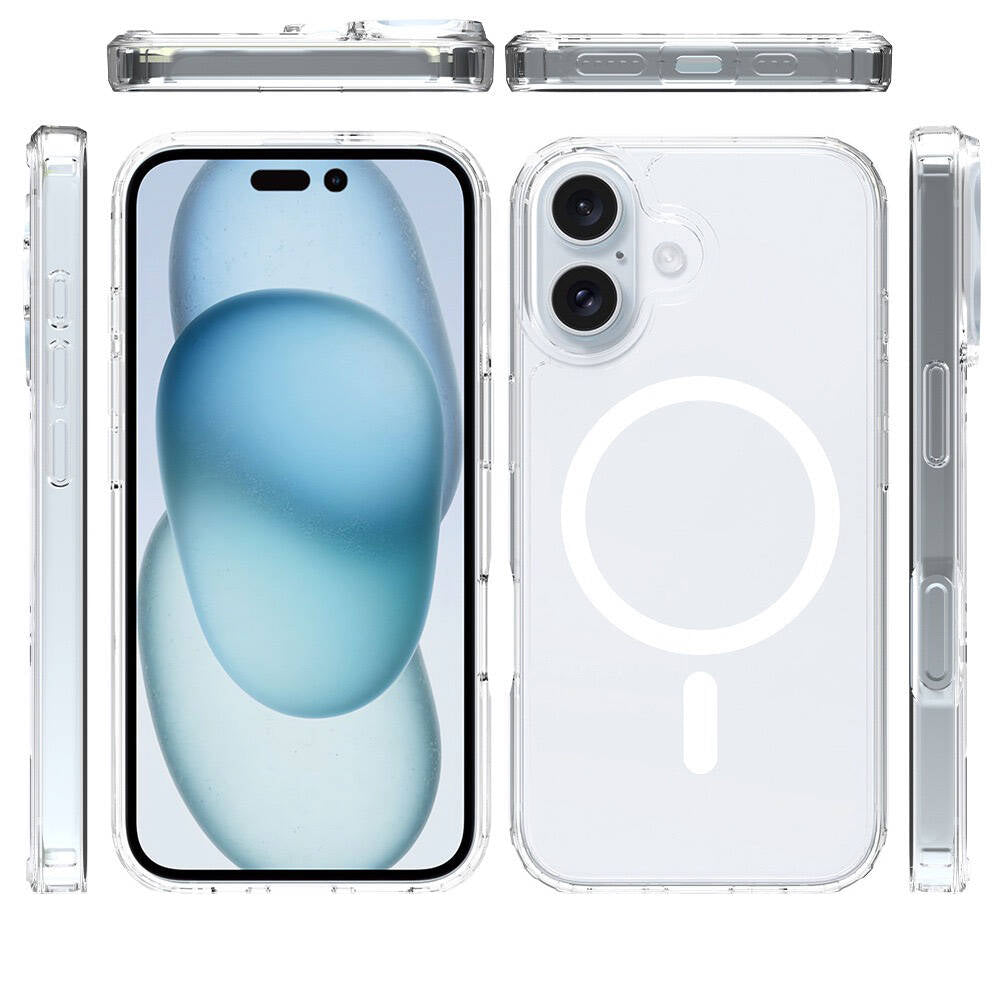 NEW-iPhone 16 Plus Solid Kılıf MagSafe Özellikli