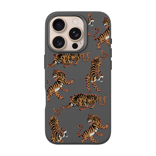 TIGER-iPhone 16 Pro Leather Premium Kılıf MagSafe Özellikli