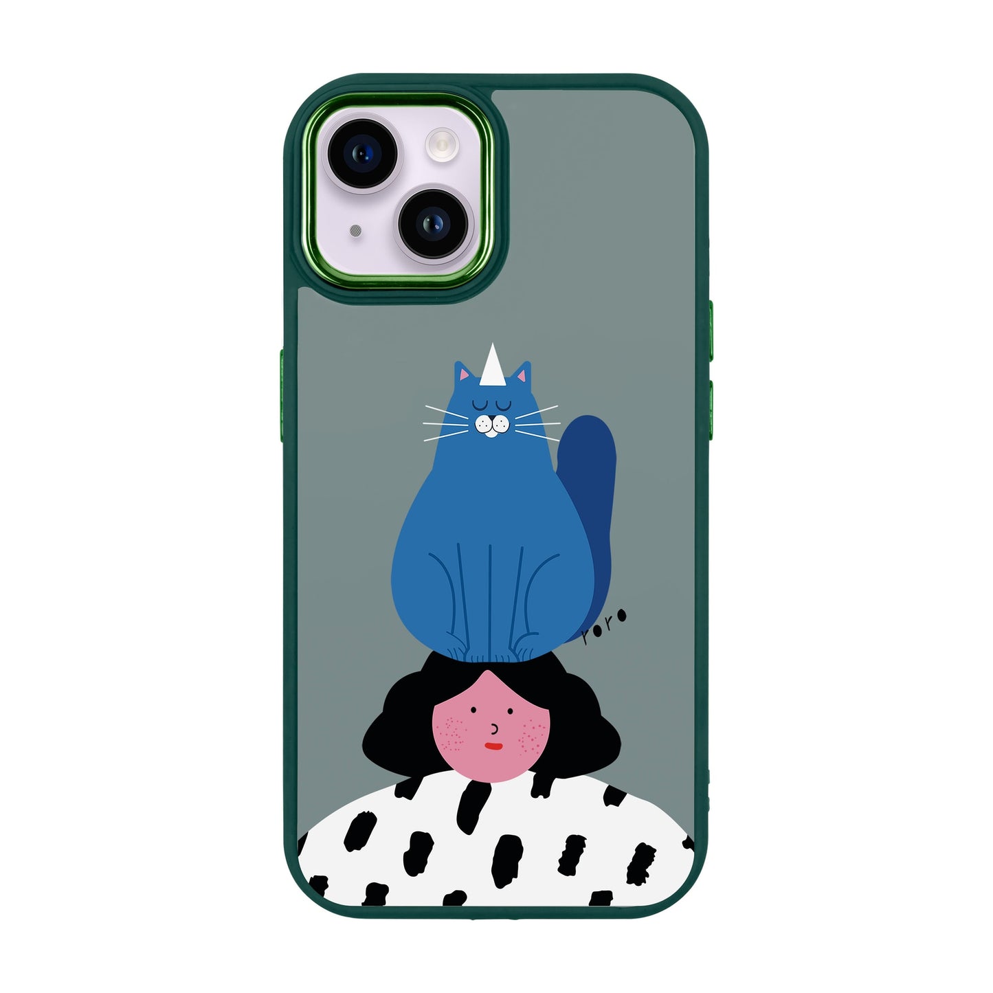 NAUGHTY CAT-iPhone 14 Plus Proof Kılıf