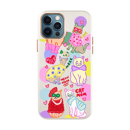 CAT MOM-iPhone 11 Pro Max Leather Kılıf