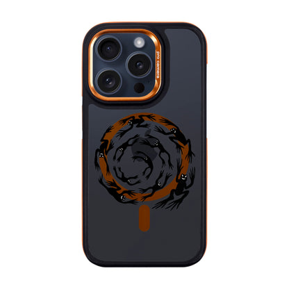 SWIRLING FROGS-iPhone 15 Pro Dark Kılıf MagSafe Özellikli