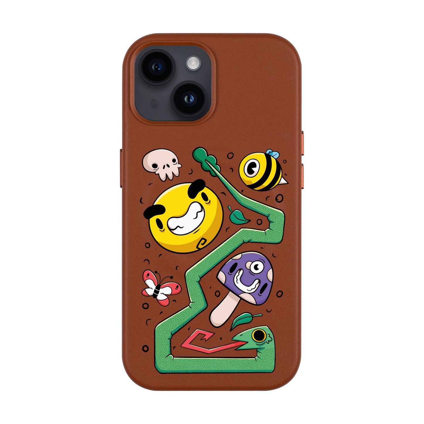 NADUR-Leather Kılıf MagSafe Özellikli - iPhone 13