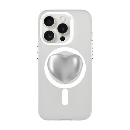 SILVER HEART-iPhone 13 Pro Hold Kılıf MagSafe Özellikli