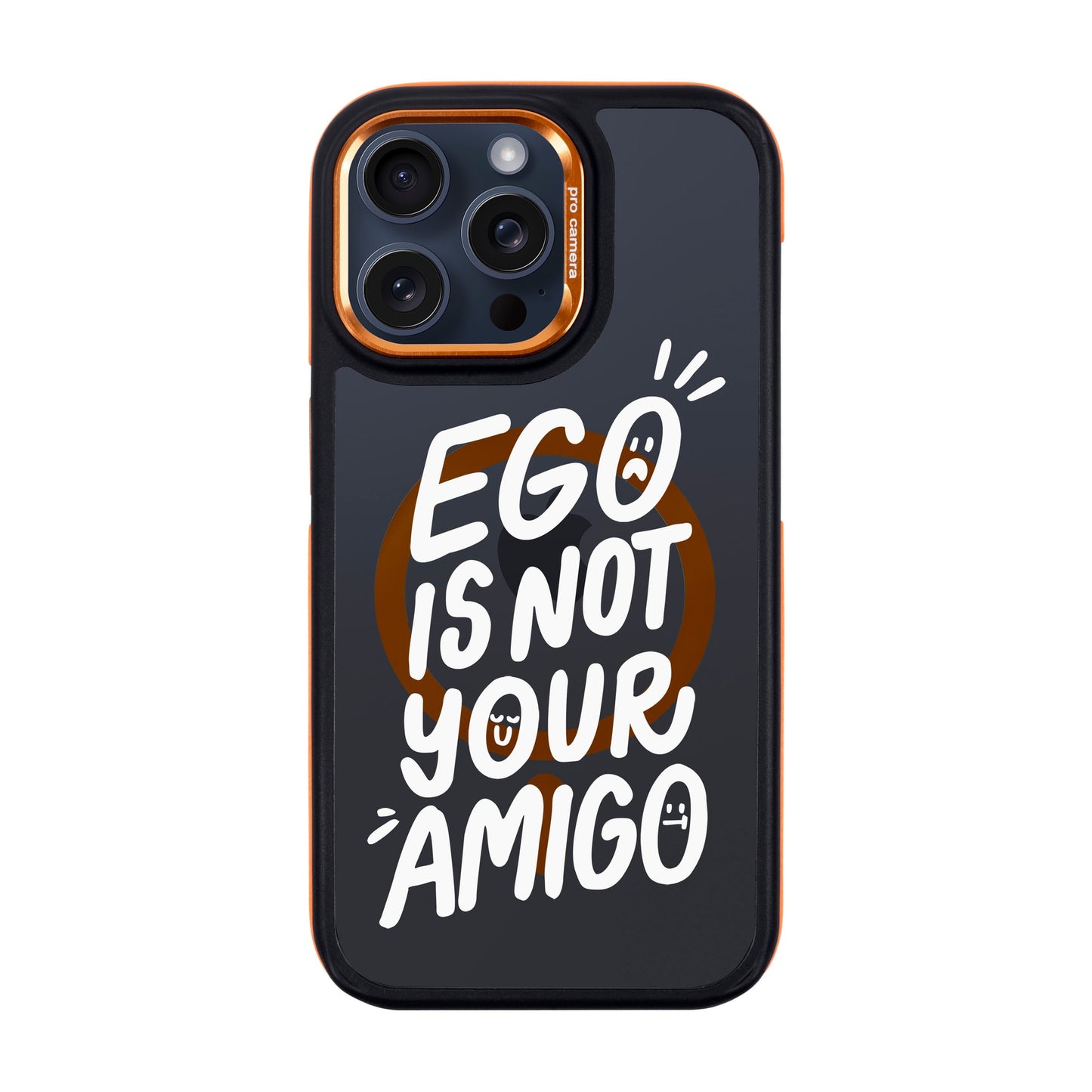 EGO-iPhone 15 Pro Max Dark Kılıf MagSafe Özellikli