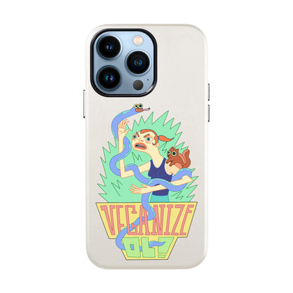 VEGANİZE-iPhone 13 Pro Max Leather Kılıf