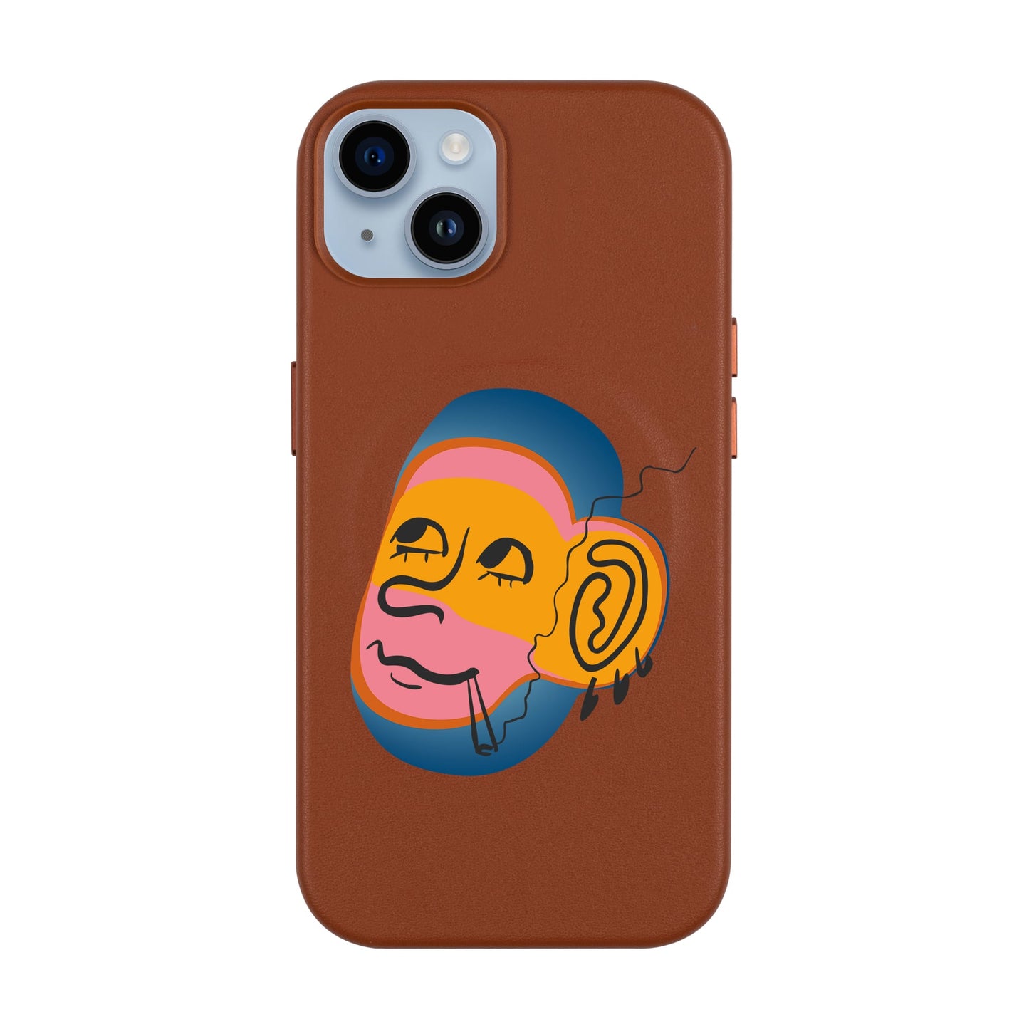 CLIMBING-iPhone 14 Plus Leather Kılıf MagSafe Özellikli