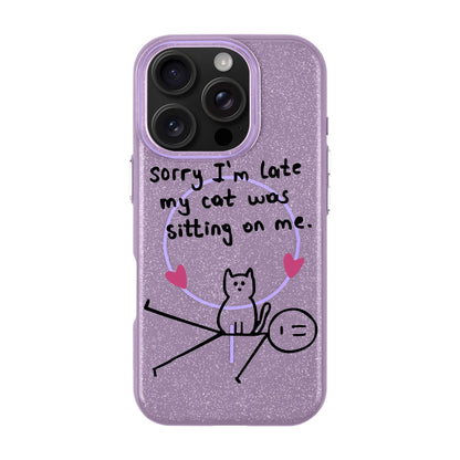 SORRY I'M LATE-iPhone 16 Pro Radiant Kılıf MagSafe Özellikli