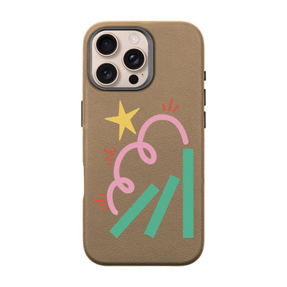 DOMINO-iPhone 16 Pro Max Leather Premium Kılıf MagSafe Özellikli