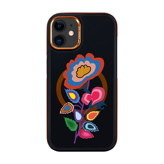 KNITTED FLOWER-iPhone 11 Dark Kılıf MagSafe Özellikli