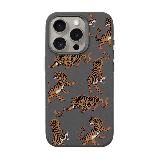 TIGER-iPhone 15 Pro Leather Premium Kılıf MagSafe Özellikli
