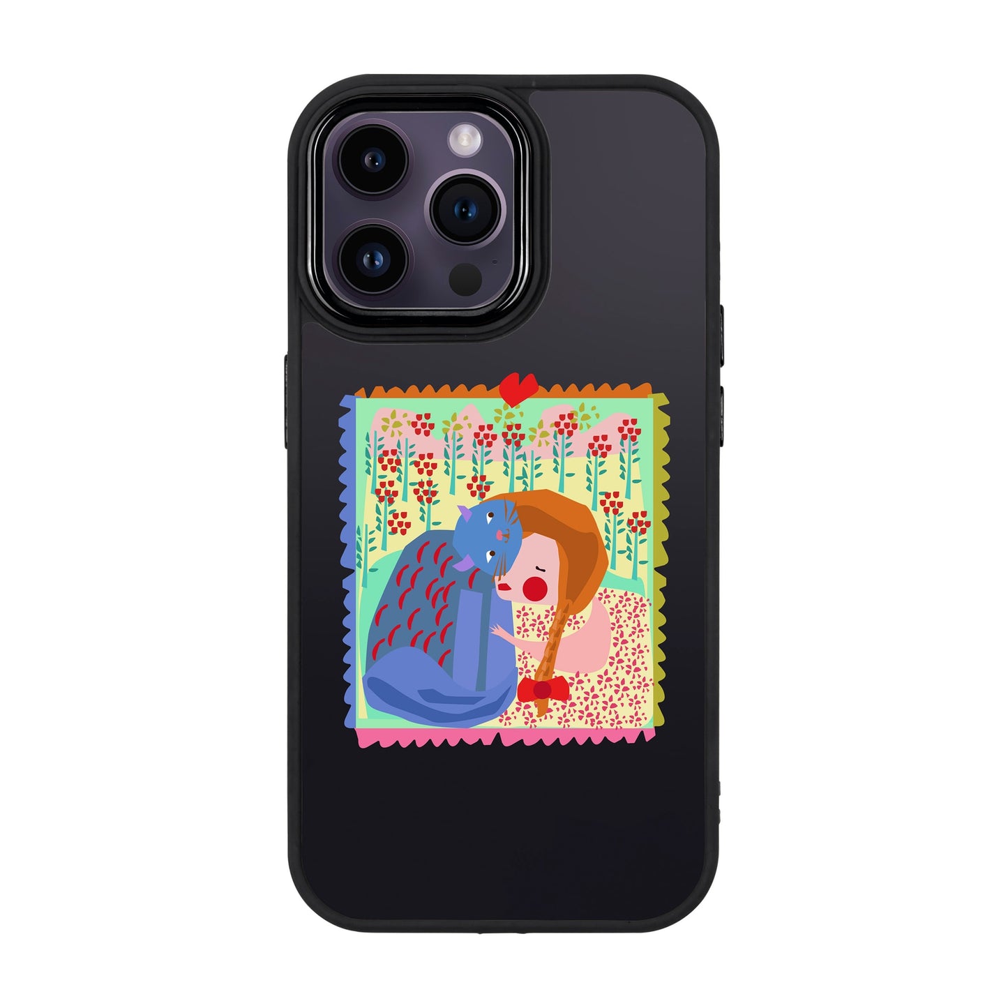 KEDİ POSTA PULU-iPhone 13 Pro Max Proof Kılıf