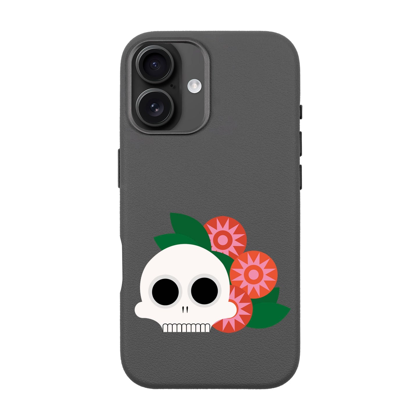 MEMENTO BLOOM-iPhone 16 Leather Premium Kılıf MagSafe Özellikli