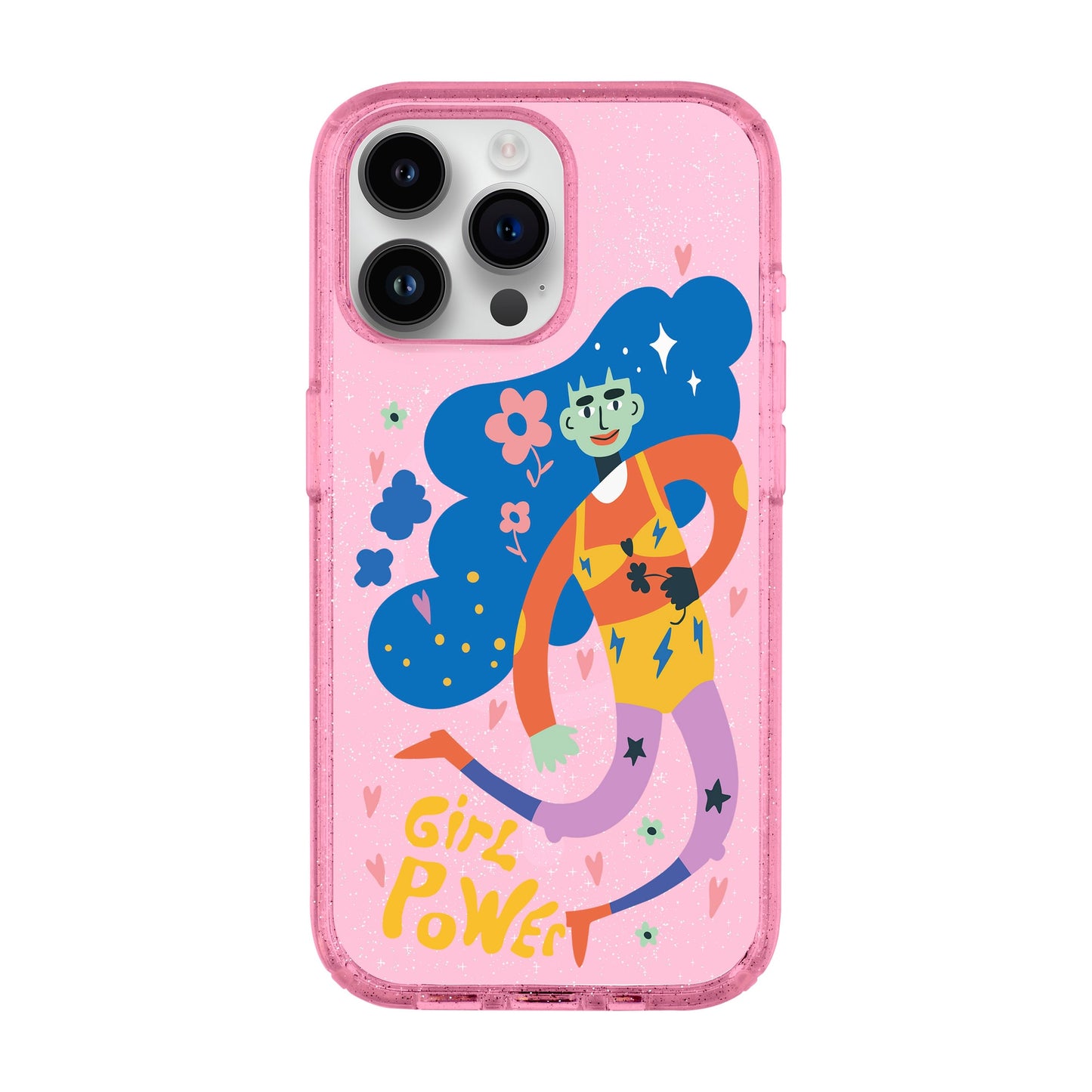 GIRL POWER-iPhone 14 Pro Max Shiny Kılıf MagSafe Özellikli