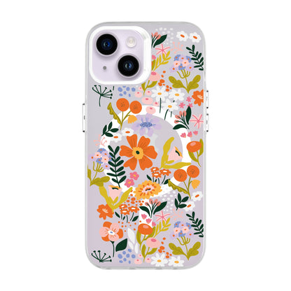 FLOWER-iPhone 14 Hold Kılıf MagSafe Özellikli