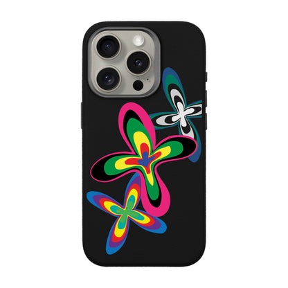 COLOR FLOWER-iPhone 15 Pro Leather Premium Kılıf MagSafe Özellikli