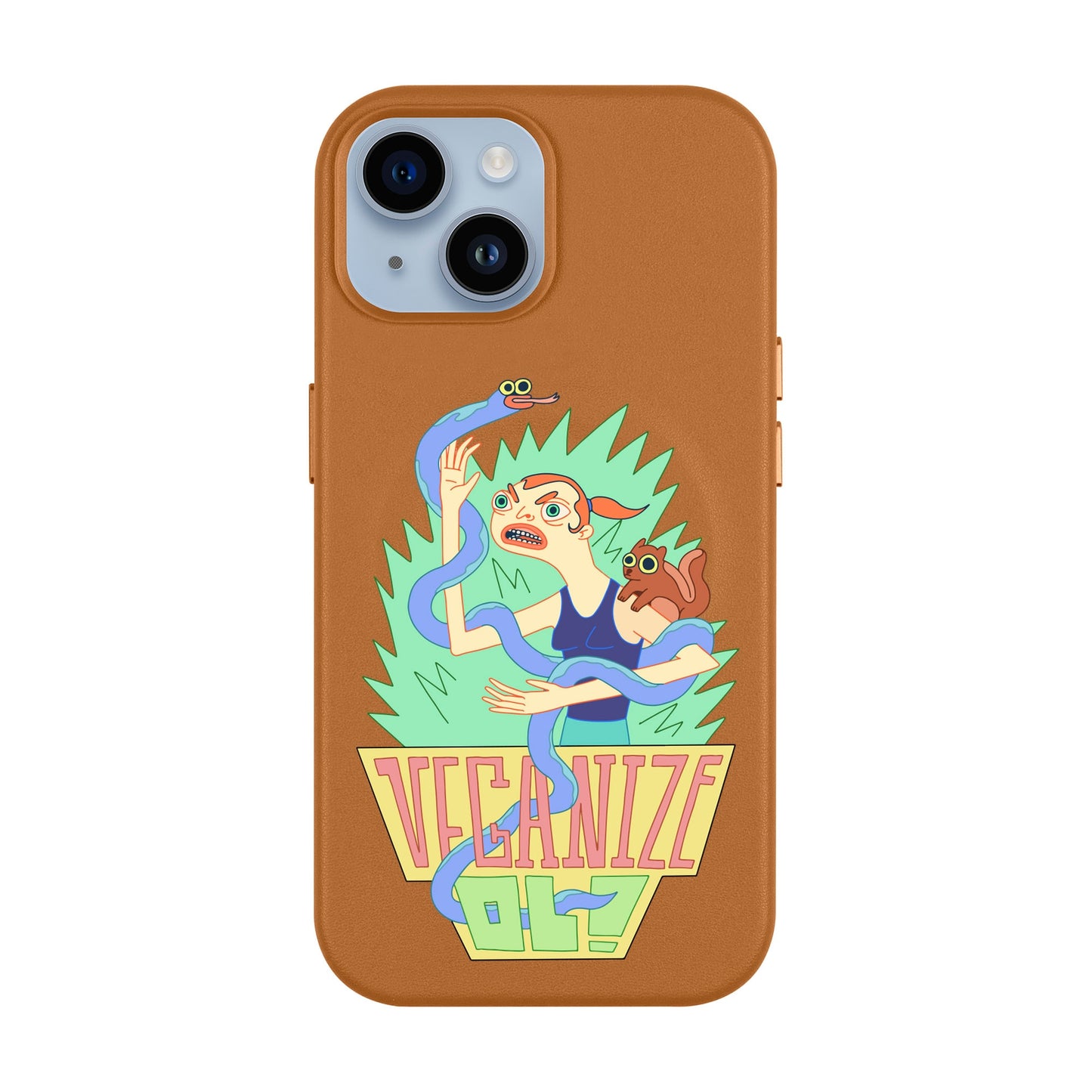 VEGANİZE-Leather Kılıf MagSafe Özellikli - iPhone 13