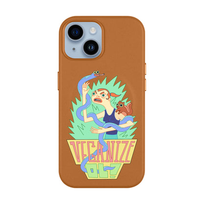 VEGANİZE-Leather Kılıf MagSafe Özellikli - iPhone 13