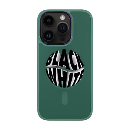 BLACK WHITE-iPhone 12 Pro Vigor Kılıf MagSafe Özellikli