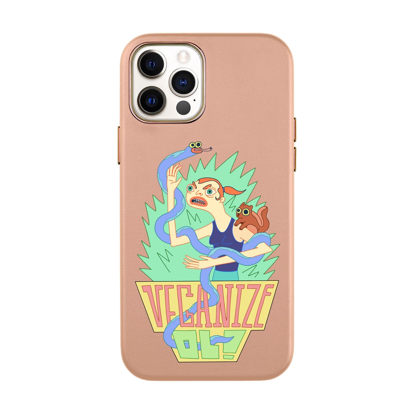 VEGANİZE-iPhone 7 Plus / 8 Plus Leather Kılıf