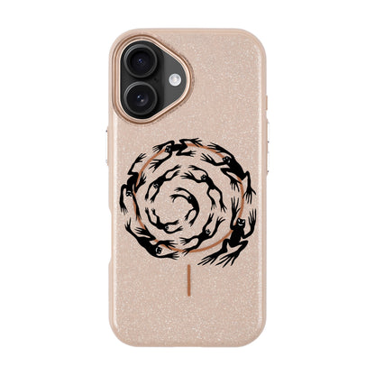 SWIRLING FROGS-iPhone 16 Radiant Kılıf MagSafe Özellikli