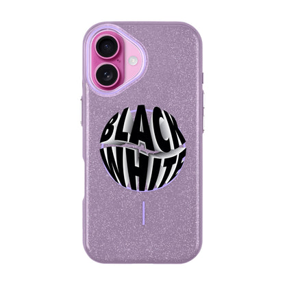 BLACK WHITE-iPhone 16 Plus Radiant Kılıf MagSafe Özellikli