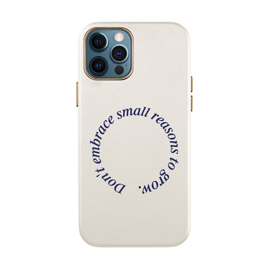 GROW-iPhone 14 Leather Kılıf