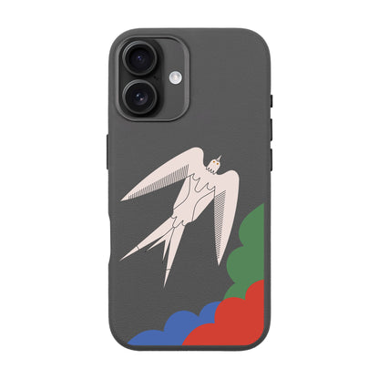 L’OISEAU LIBRE-iPhone 16 Plus Leather Premium Kılıf MagSafe Özellikli
