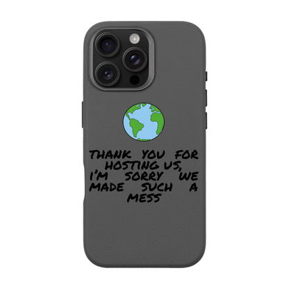 MESS-iPhone 16 Pro Max Leather Premium Kılıf MagSafe Özellikli