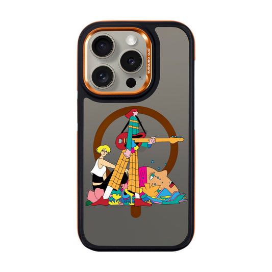 HER BAND-iPhone 15 Pro Dark Kılıf MagSafe Özellikli