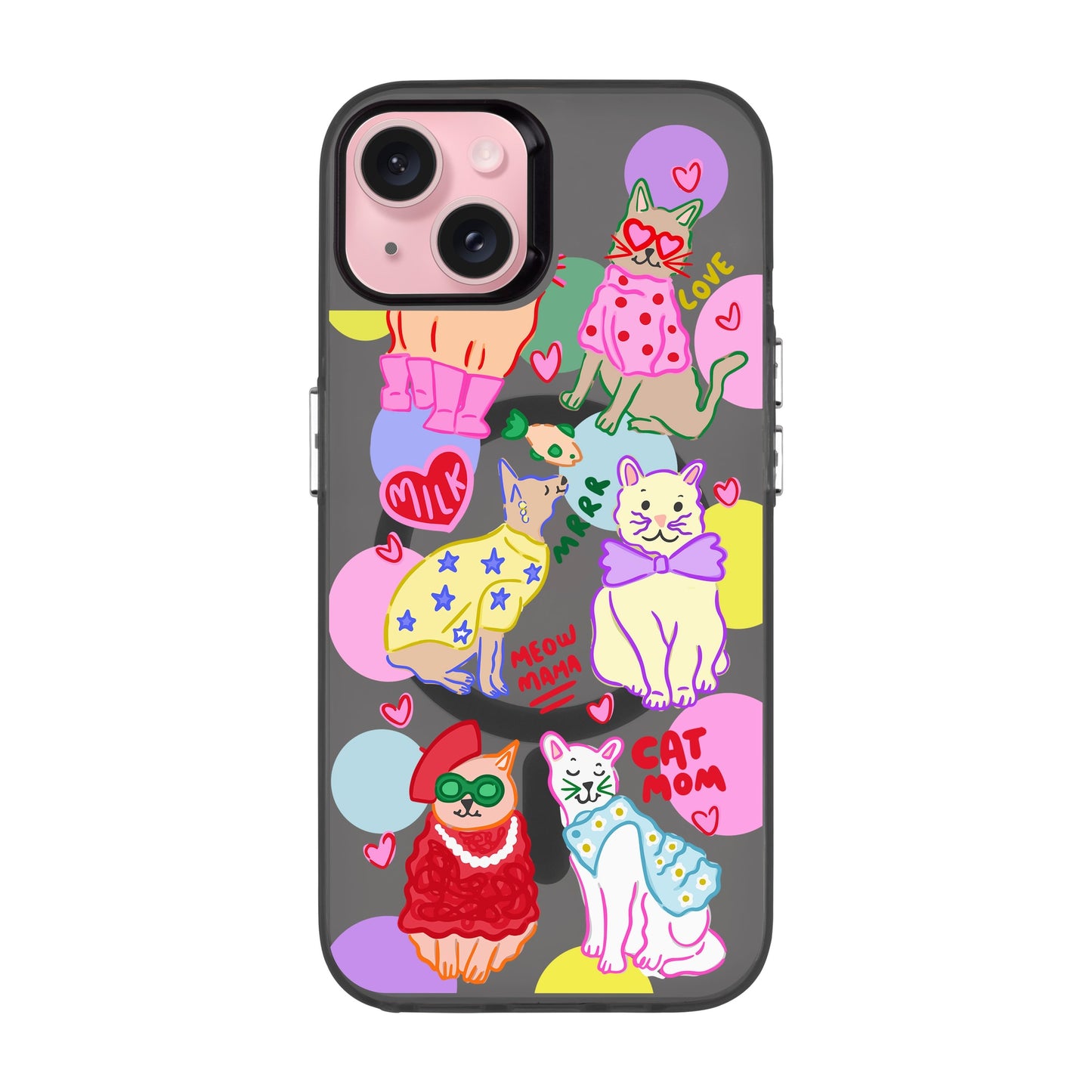 CAT MOM-iPhone 15 Plus Hold Kılıf MagSafe Özellikli