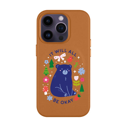 BE OKEY-Leather Kılıf MagSafe Özellikli - iPhone 14 Pro